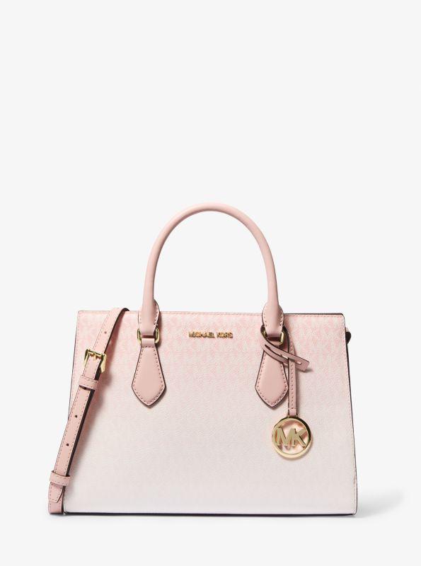 Michael Kors Sheila Medium Ombré Signature Logo Satchel