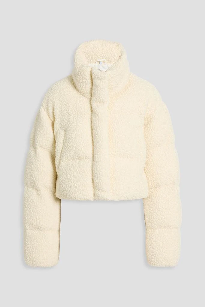 Cordova Kozzy cropped quilted wool-blend fleece ski jacket 1