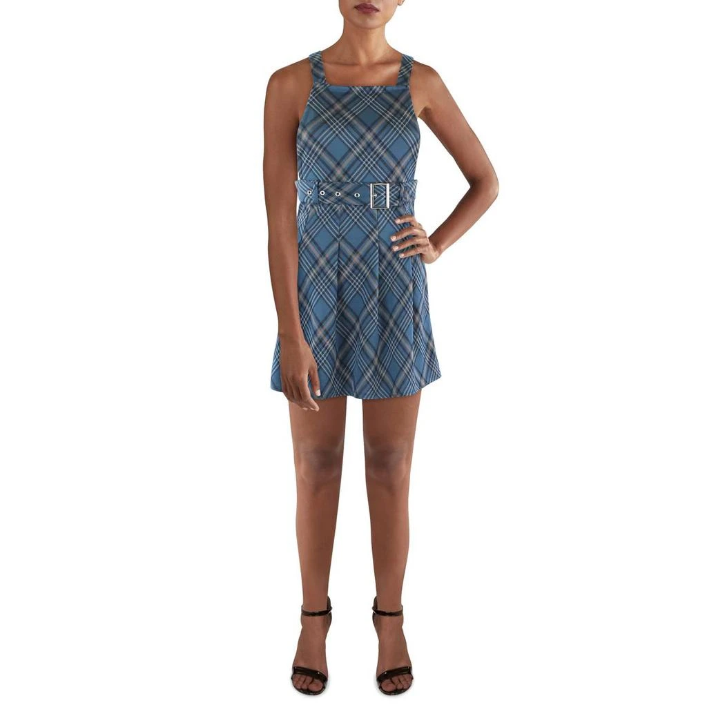 Planet Gold Juniors Womens Jumper Knit Fit & Flare Dress 3