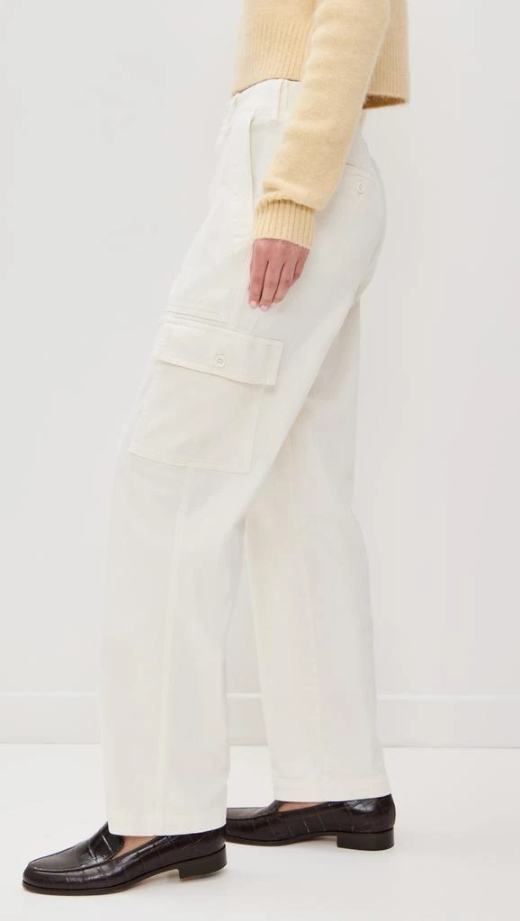 James Perse Stretch Herringbone Twill Oversized Utility Pants 3