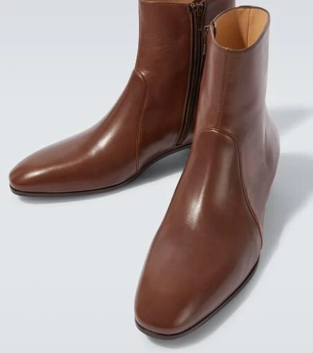 Valentino VLogo leather ankle boots 3