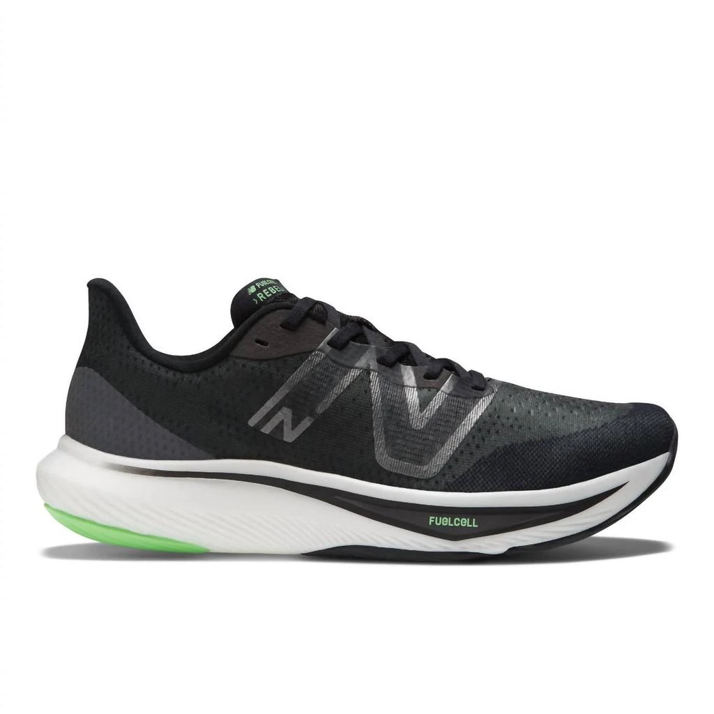 New Balance Men's Fuelcell Rebel V3 Running Shoes In Black 1