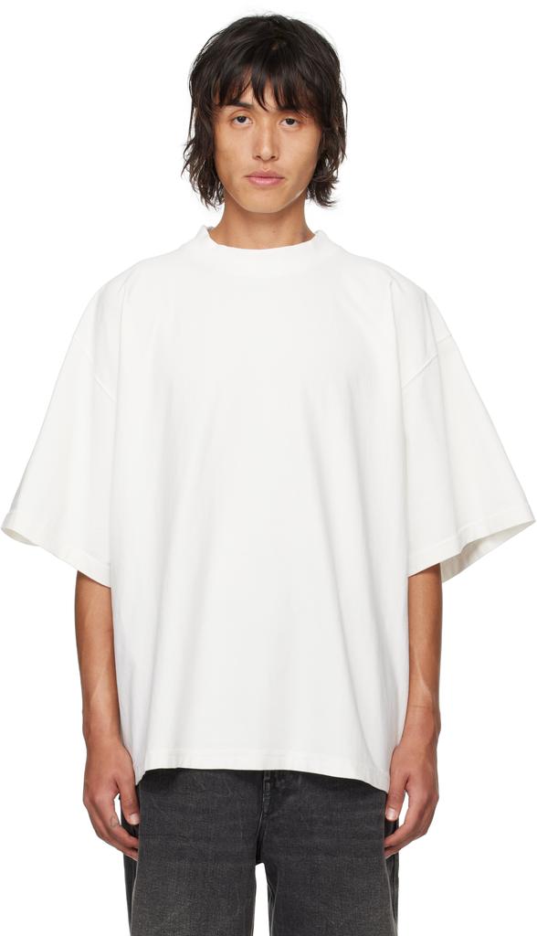 Hed Mayner White Dropped Shoulders T-shirt