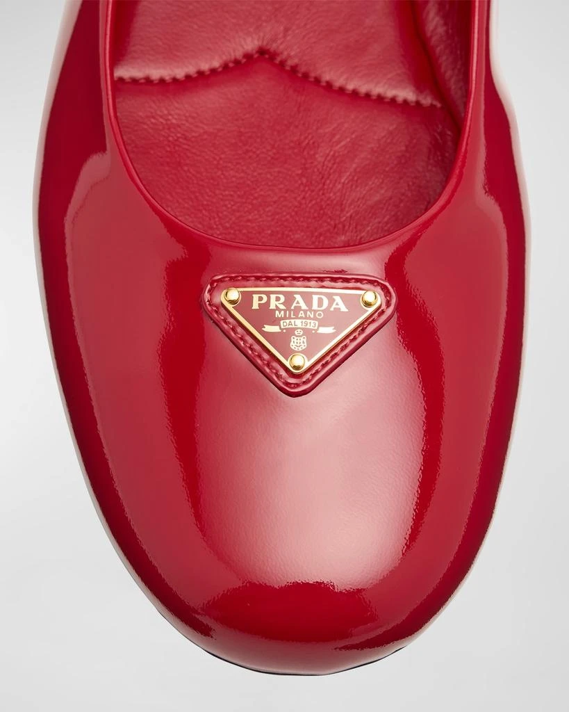 Prada Patent Mary Jane Ballerina Flats 7