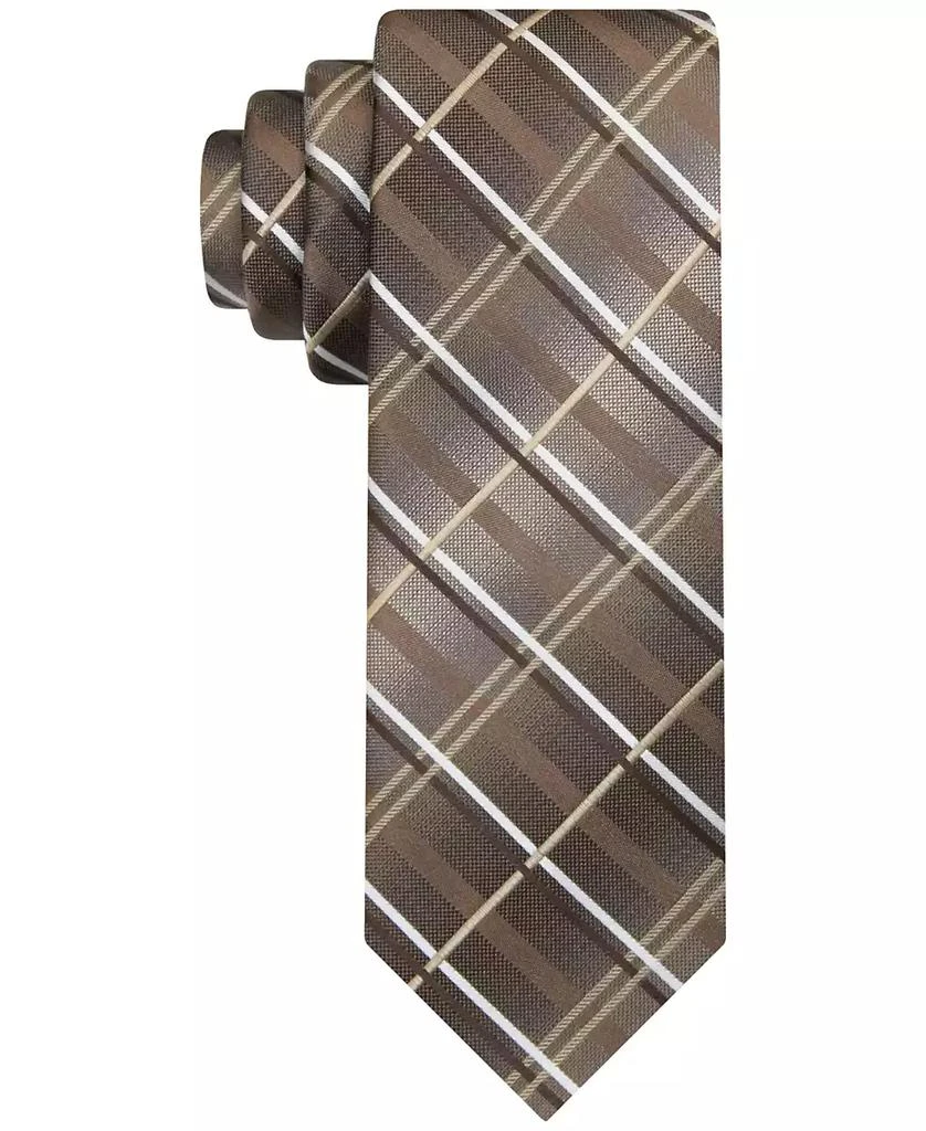 Van Heusen Men's Metallic Grid Tie 1