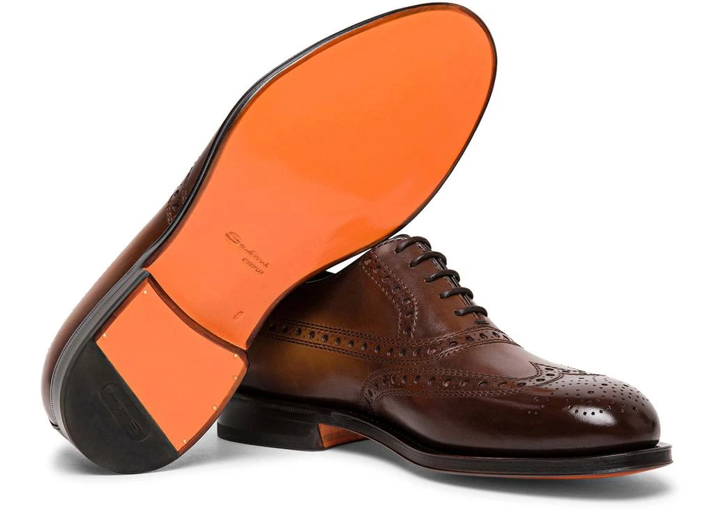 Santoni Leather Oxford shoes 5