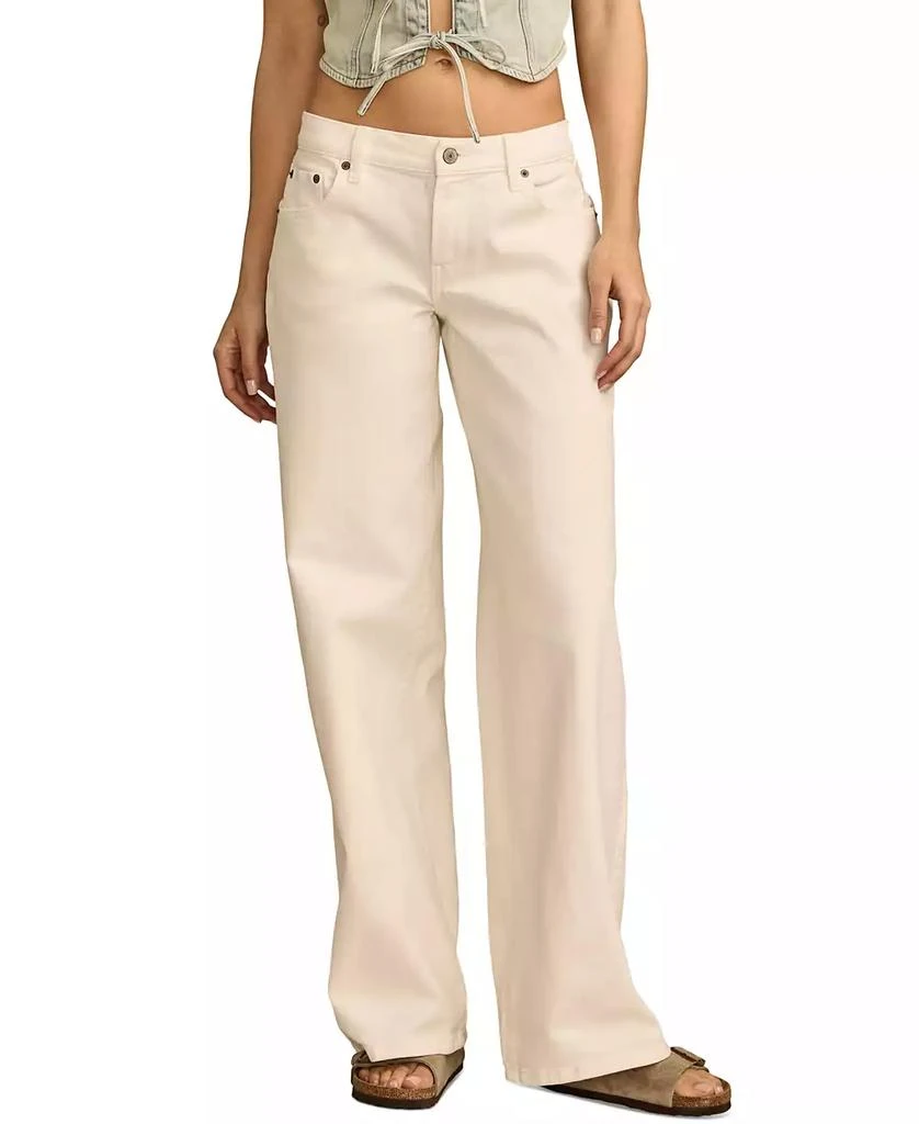 Lucky Brand Women's Mid-Rise Wide Leg Jeans 1