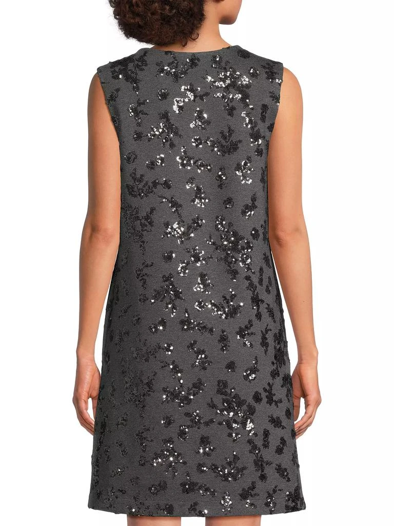 Weekend Max Mara Pesaro Sequined Jersey Sleeveless Minidress 5