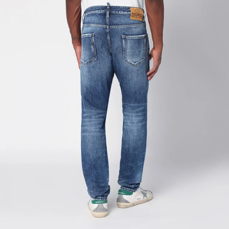 DSQUARED2 Blue washed-out denim jeans 4