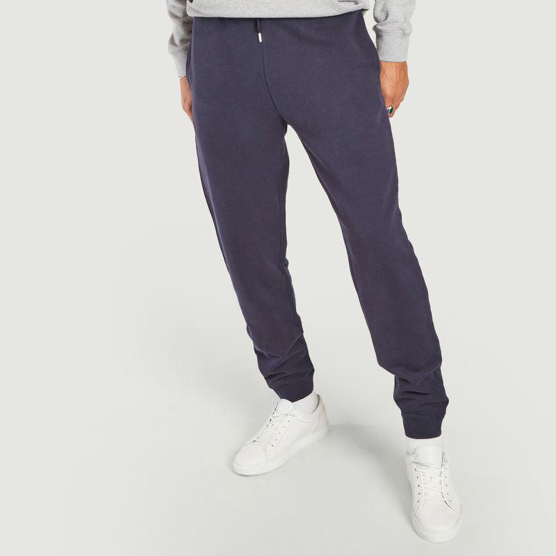 Sunspel Cotton jog pants Navy SUNSPEL