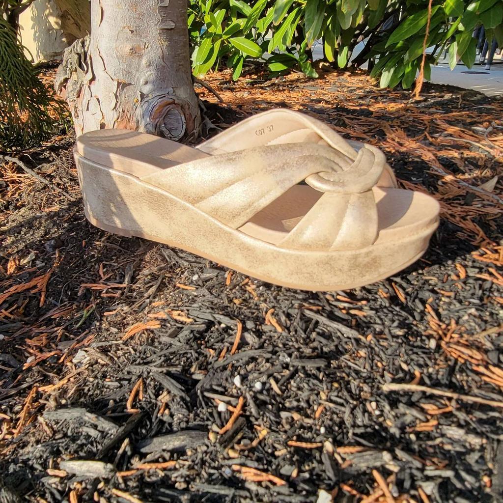 Antelope Women's Hanne Wedge Sandal In Taupe