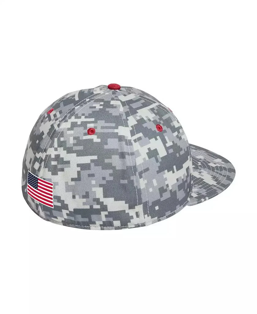 Adidas Men's Camo Indiana Hoosiers On-Field Fitted Baseball Hat 2