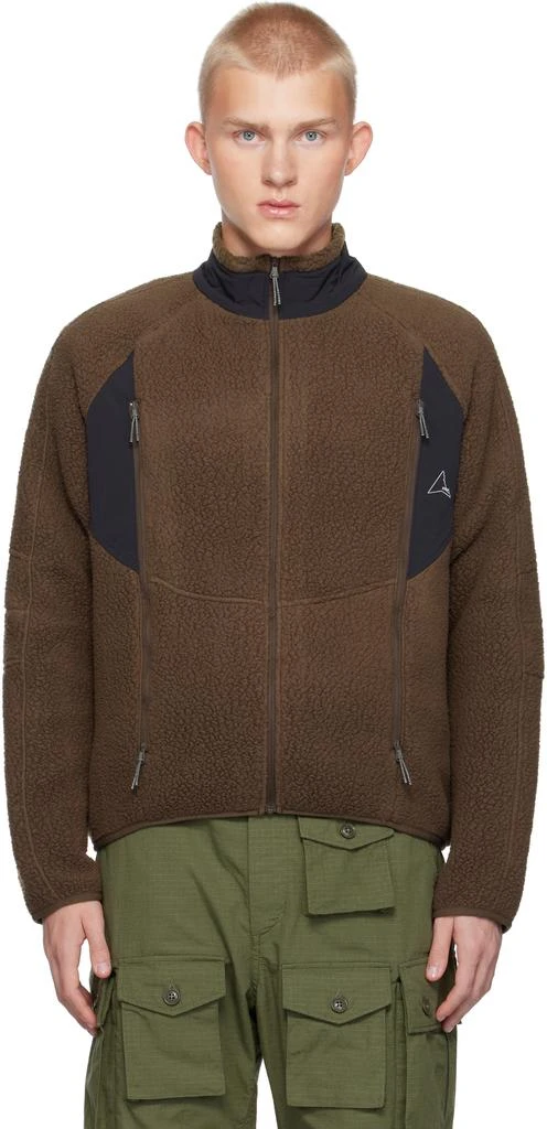 ROA Brown Polartec Fleece Jacket 1