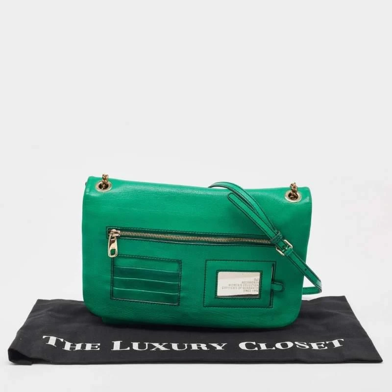 Dolce & Gabbana D&G Green Leather Ania Shoulder Bag 18