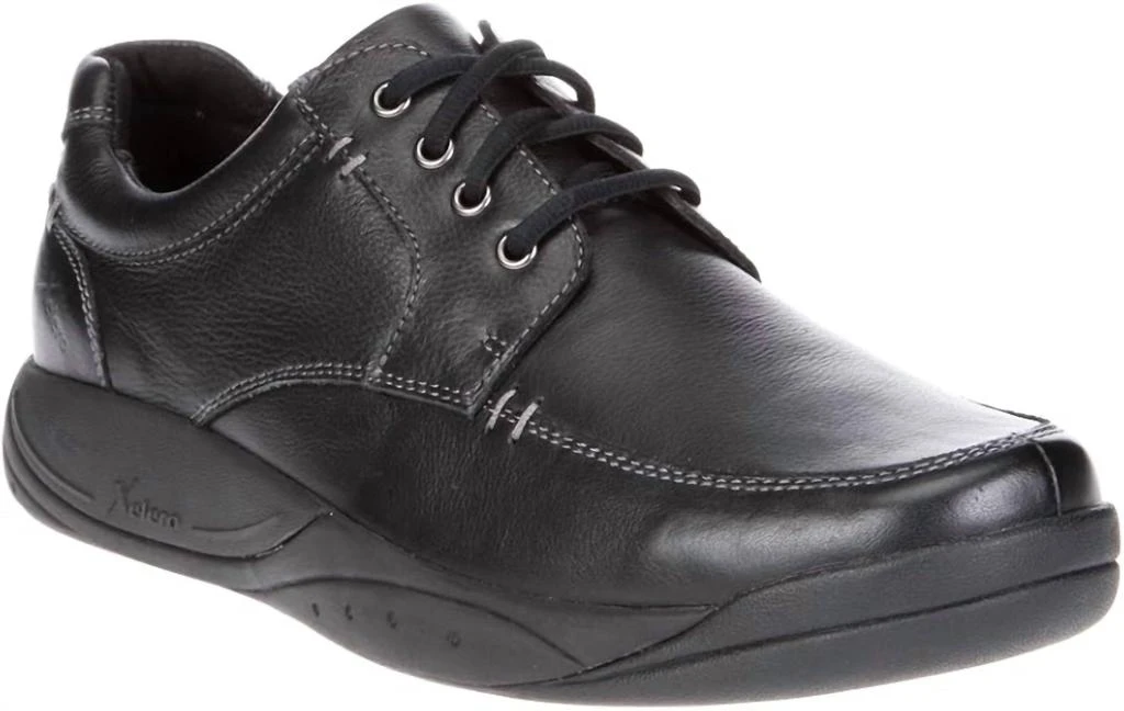 NEW FINN COMFORT men\'s alamo leather shoes in schwarz black bison/buggy Finn Comfort Men main image 2