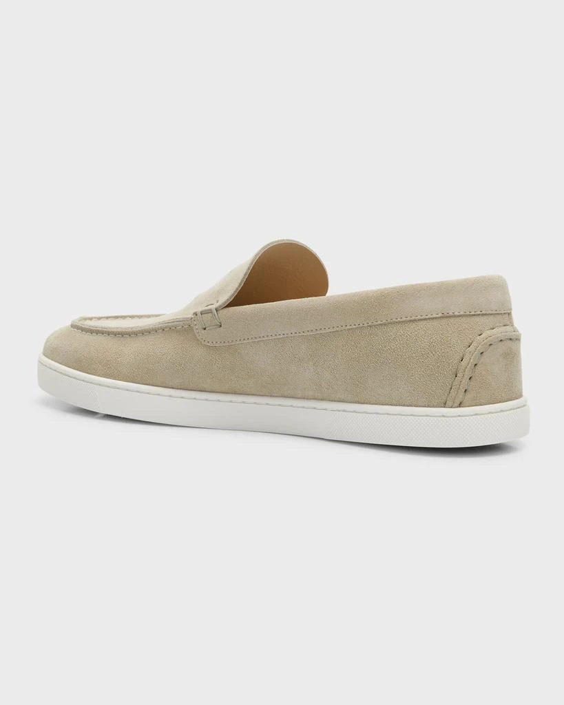 Christian Louboutin Men's Varsiboat Red Sole Leather Boat Shoes 5