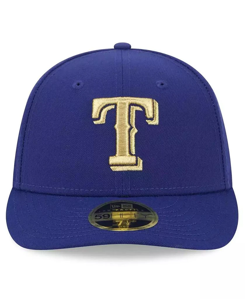New Era Men's Royal Texas Rangers 2024 Gold Collection Low Profile 59FIFTY Fitted Hat 2