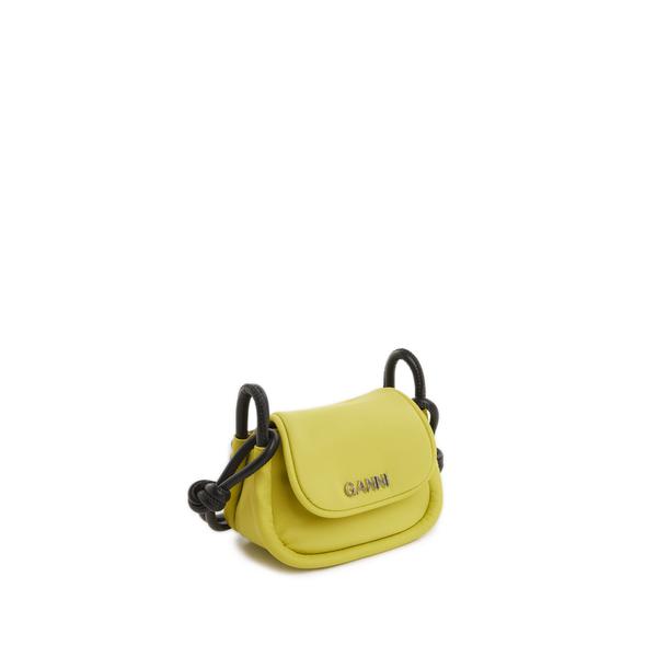 Ganni Cleo leather mini handbag