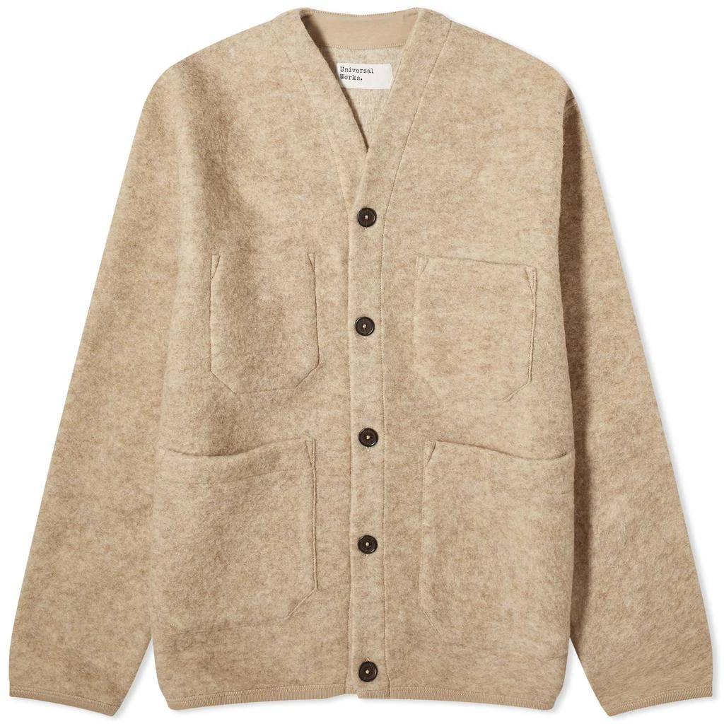 Universal Works Universal Works Wool Fleece Cardigan - END. Exclusive 1