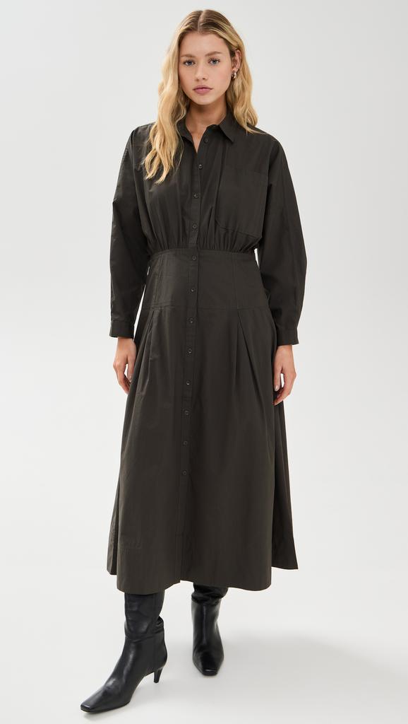 Apiece Apart Pietra Maxi Shirt Dress