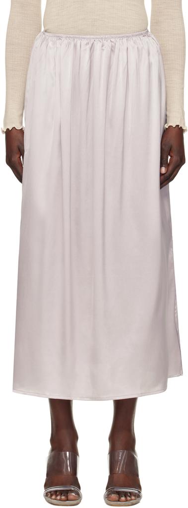 Baserange Purple City Midi Skirt