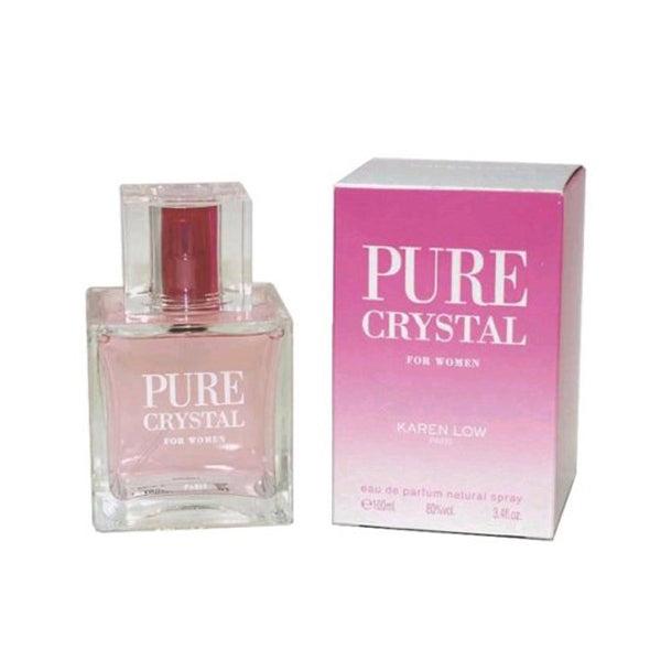 KAREN LOW Pure Crystal for Women Eau de Parfum Spray 3.4 oz