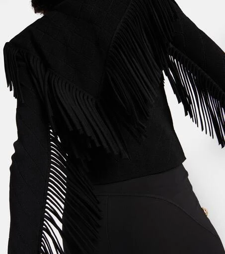 Balmain Fringed cardigan 6