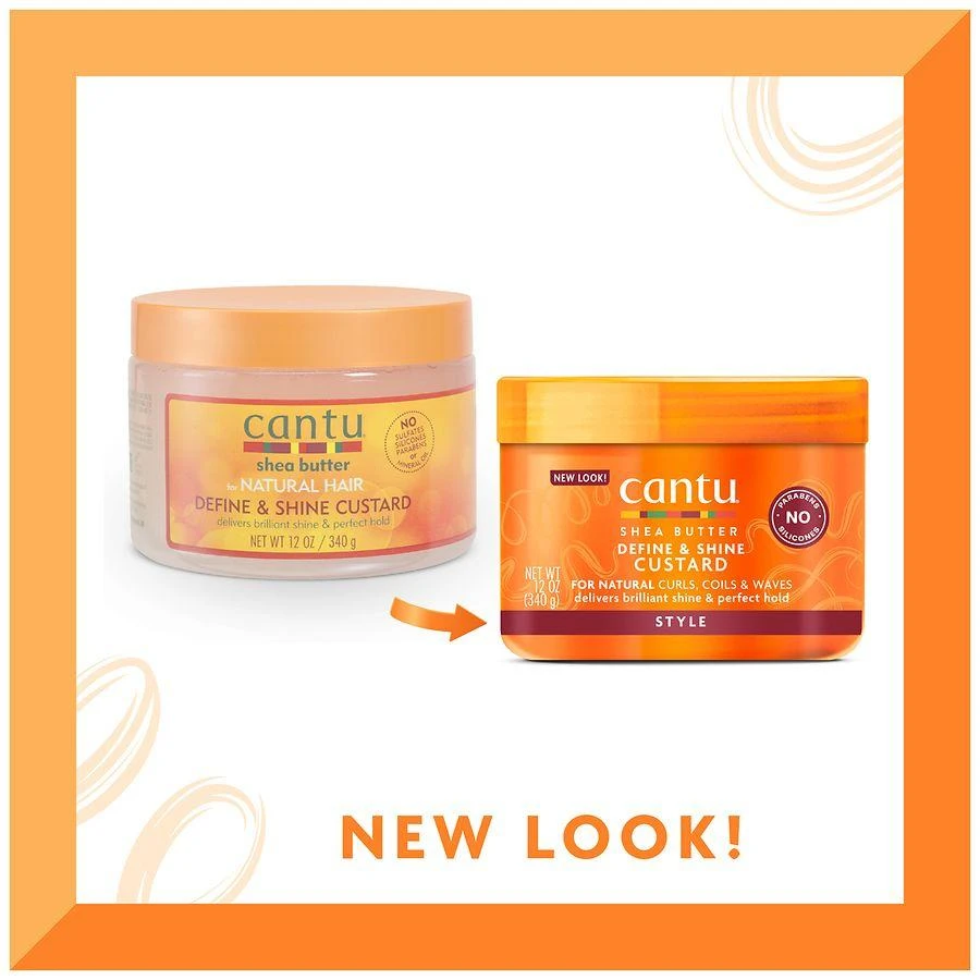 cantu Define & Shine Custard with Shea Butter for Natural Hair 4