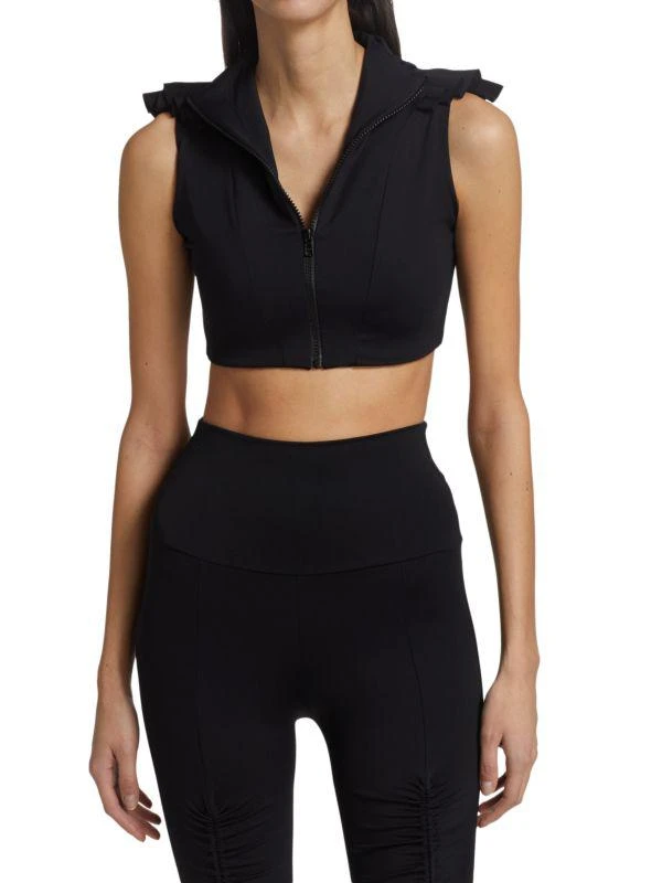 Port De Bras Mila Ruffle CropTop 1