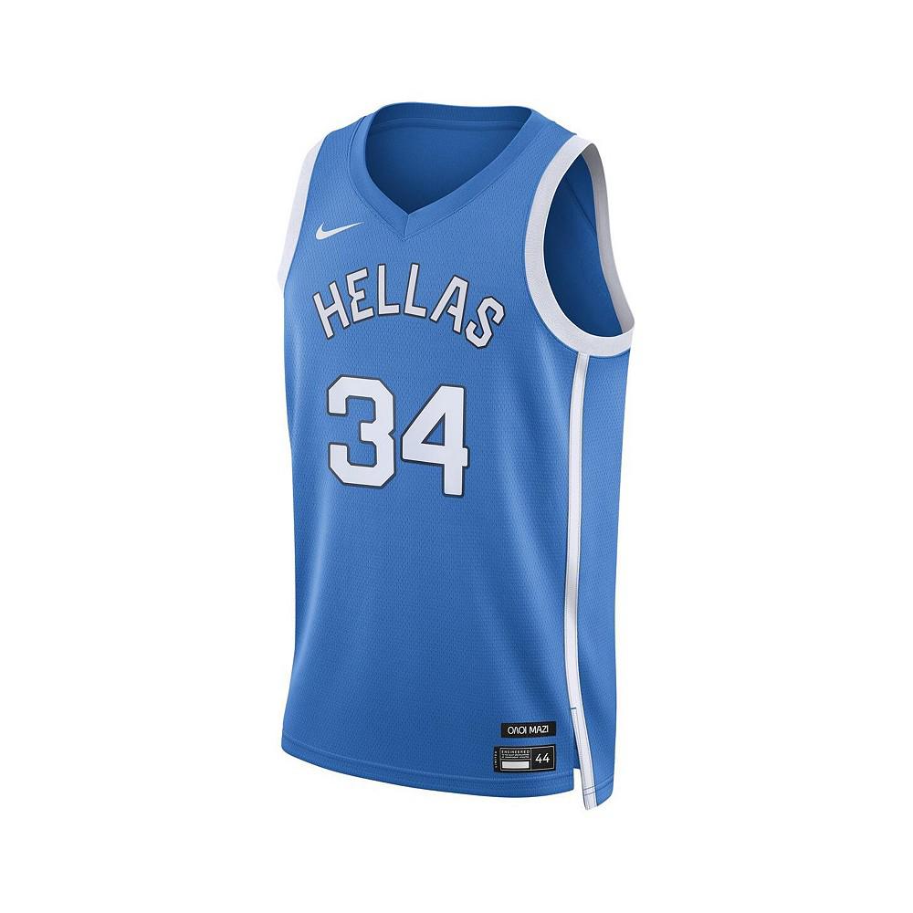 Nike Men's Giannis Antetokounmpo Blue Greece Basketball 2024 Summer Olympics Player Limited Basketball Jersey