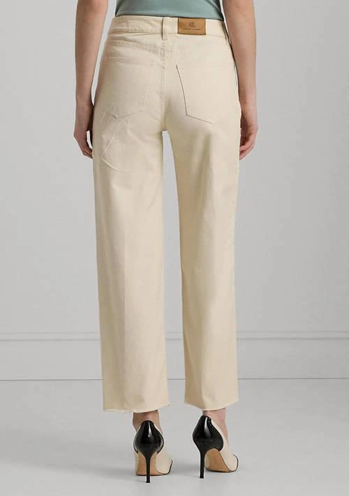 Ralph Lauren Ralph Lauren High Rise Relaxed Cropped Jeans 3