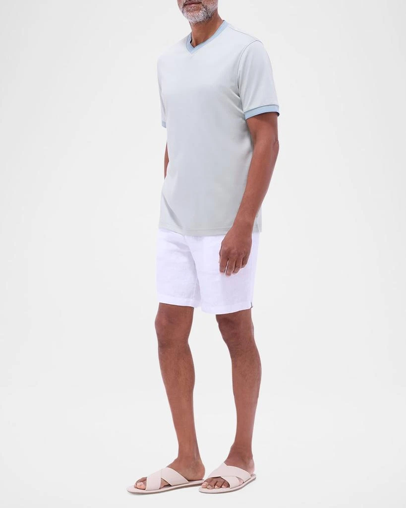 BUGATCHI Men's Short-Sleeve V-Neck Shirt 2