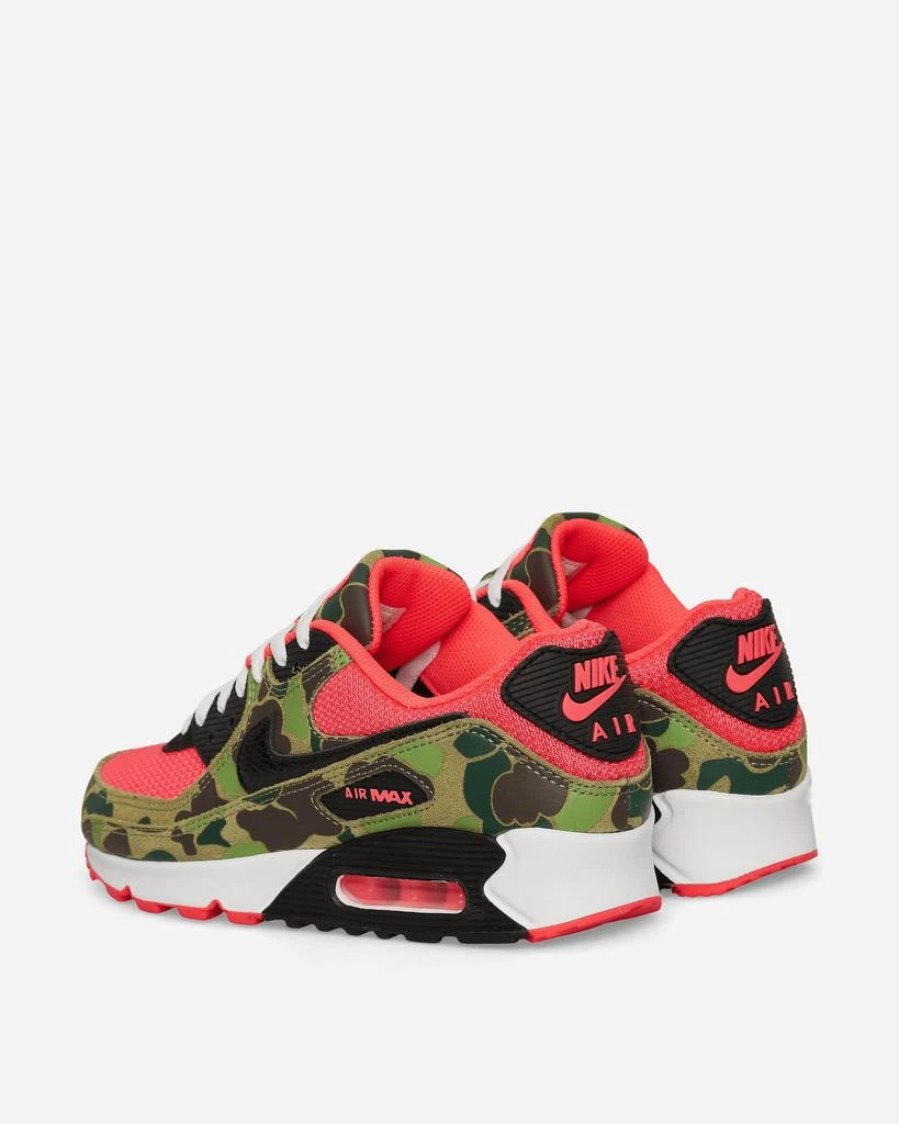 NIKE Air Max 90 Sneakers Dark Sage / Solar Red 4