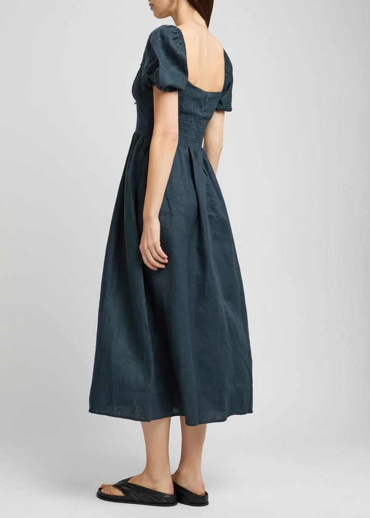 FAITHFULL THE BRAND Dalia linen midi dress 3