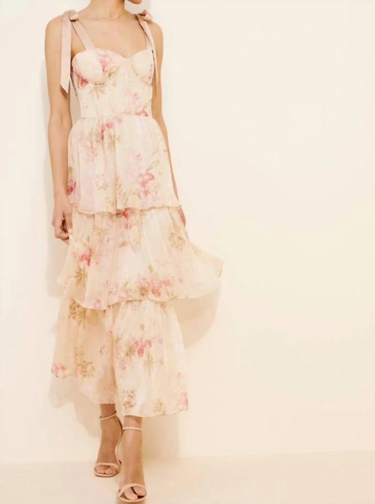 Shop SIEDRS - Tallula Bow-Embellished Cotton Lace Maxi Dress - Multi - EU  34 - Moda Operandi on Sale at BeyondStyle  Get 60% Off SIEDRS - Tallula  Bow-Embellished Cotton Lace Maxi