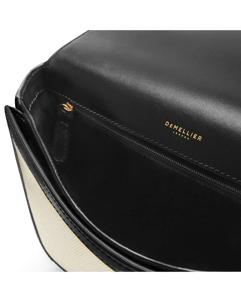 Demellier Vancouver Leather & Canvas Handbag 5