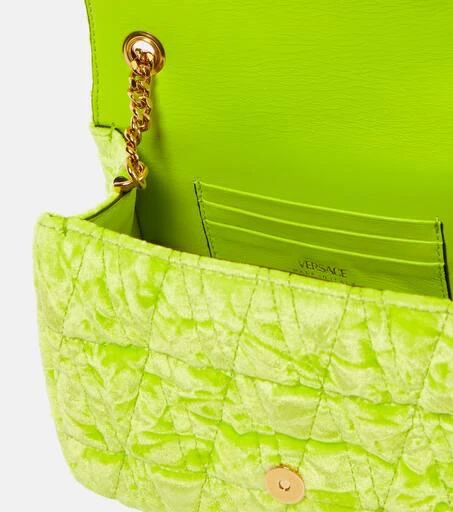 Versace Virtus Small velvet shoulder bag 3