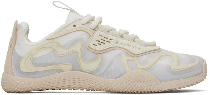 Acne Studios Off-White Ribbon Sneakers 1