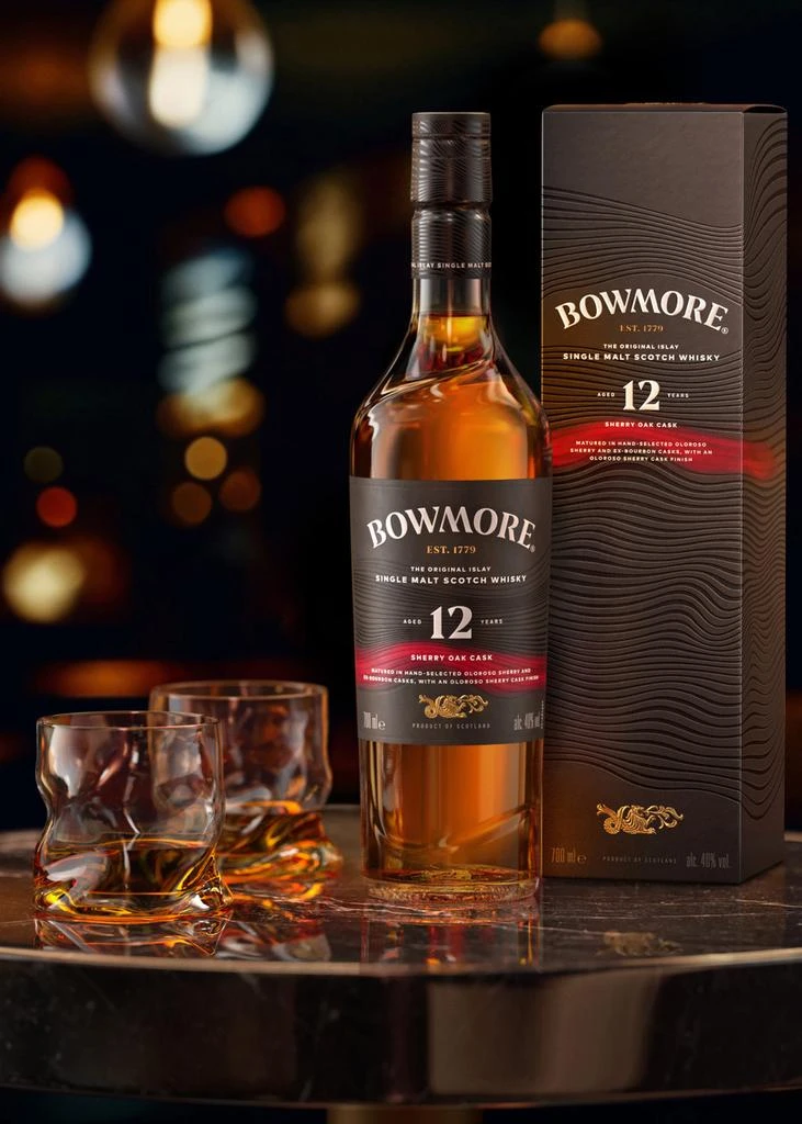 Bowmore 12 Year Old Sherry Cask Single Malt Scotch Whisky 2