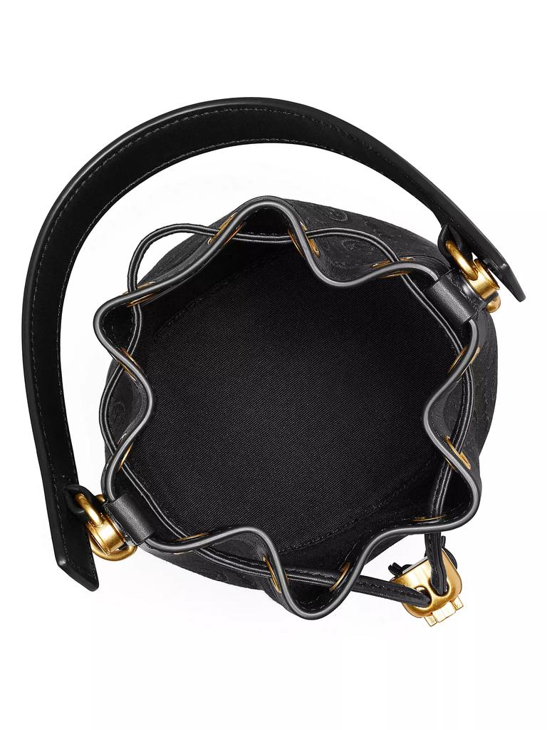 Tory Burch Mini T Monogram Bucket Bag