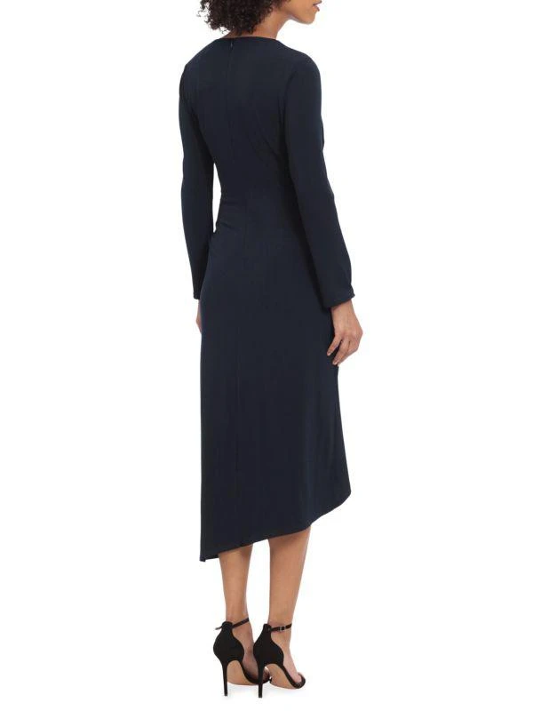 Maggy London Faux Wrap Jersey Sheath Dress 2