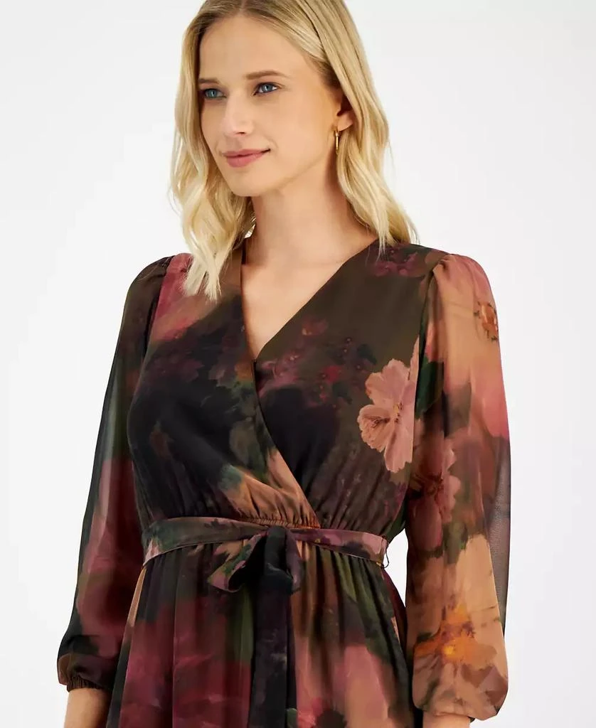 Robbie Bee Petite V-Neck Chiffon Maxi Dress 4