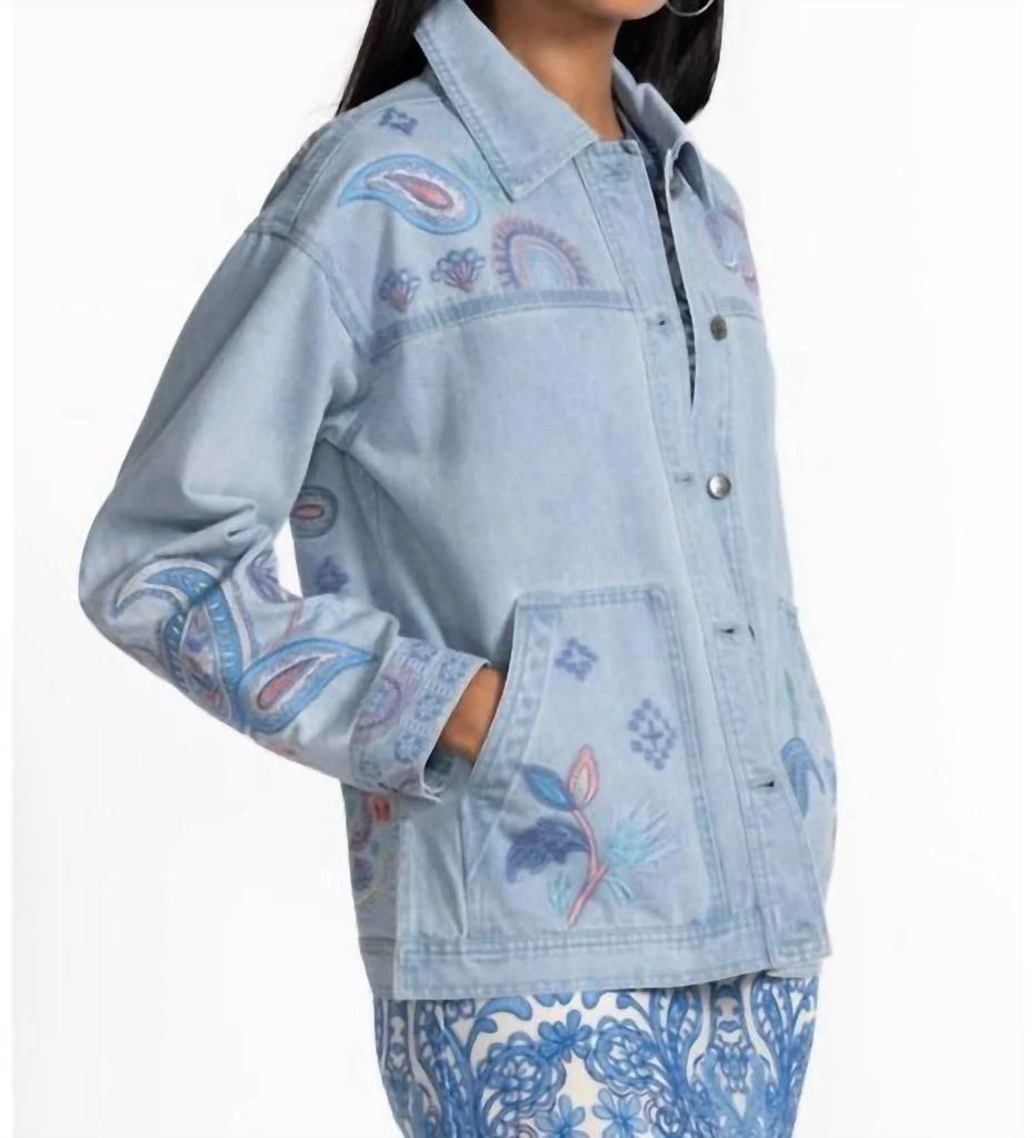 Johnny Was Johnny Was - TRAPUNTO DENIM CHORE JACKET NEILLY 2