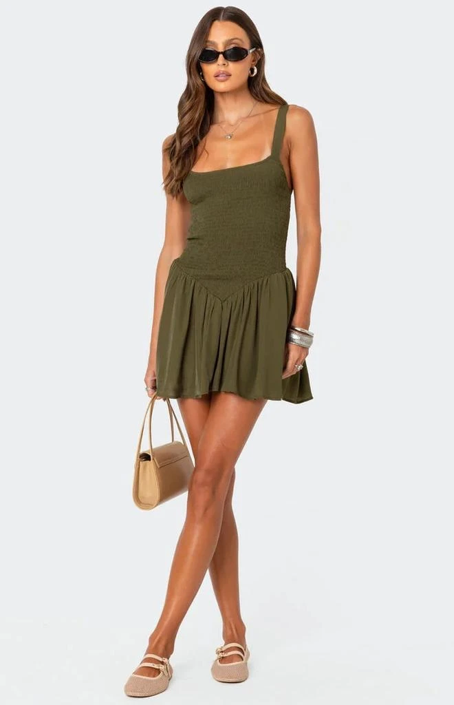 edikted cupped drop waist mini dress Edikted Womens Cupped Drop Waist Mini Dress