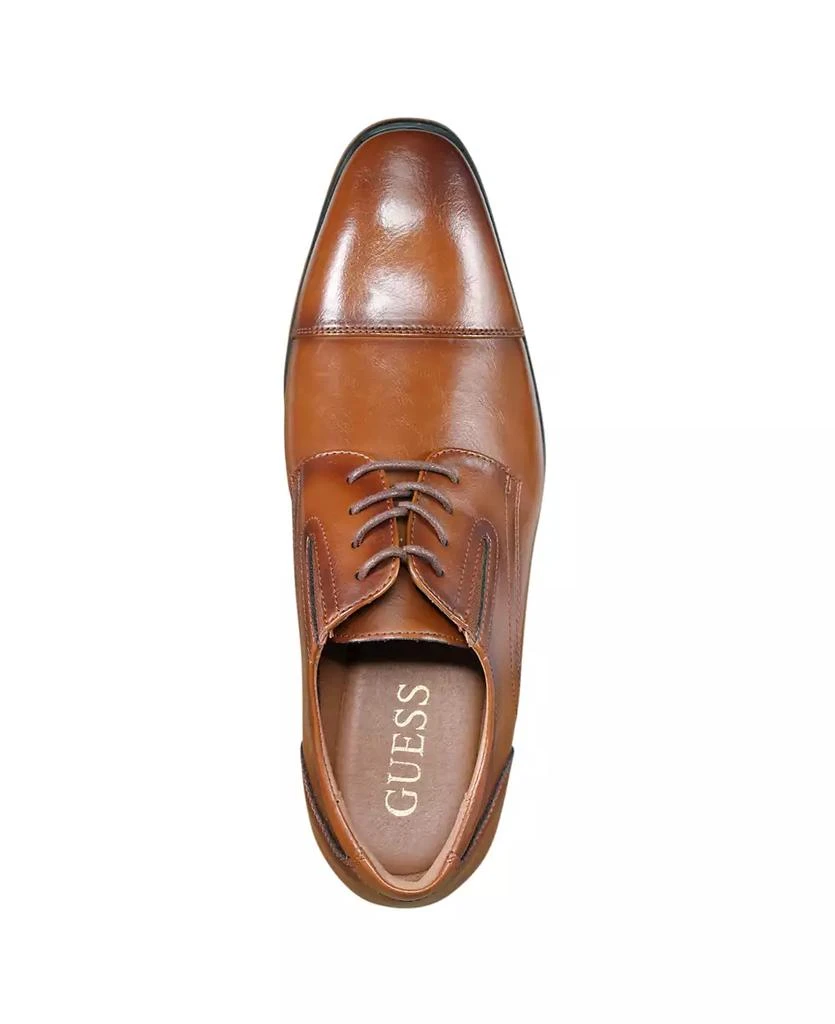 GUESS Men's Sulai Cap Toe Lace Up Dress Oxfords 4