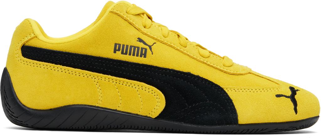 Yellow & Black Speedcat OG Sneakers – On Sale Now with Up to