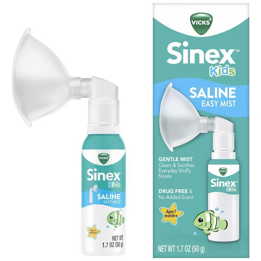 Vicks Sinex Kids Saline Easy Mist 1