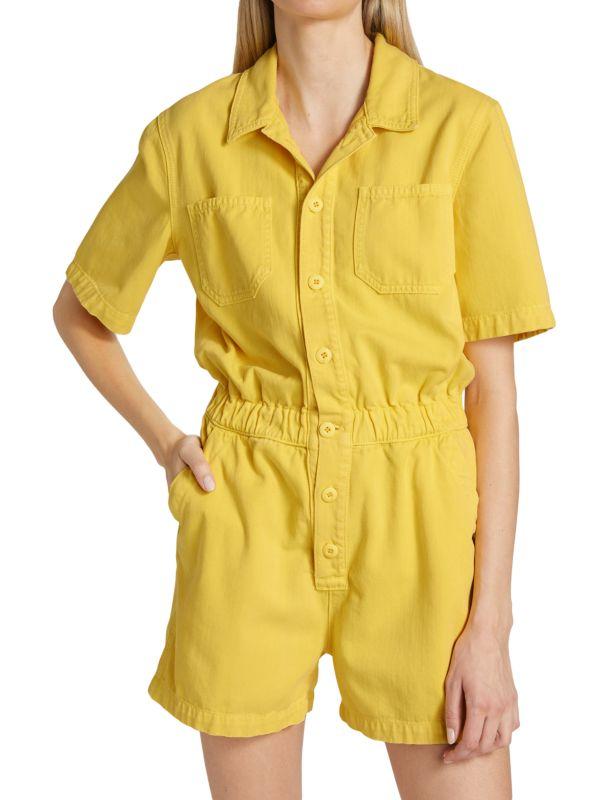 Mother The Sunburst Sleeve Romper