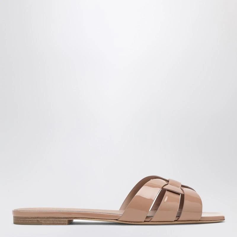 Yves Saint Laurent Slide Nu Pieds 05 Tribute dark pink patent leather 1