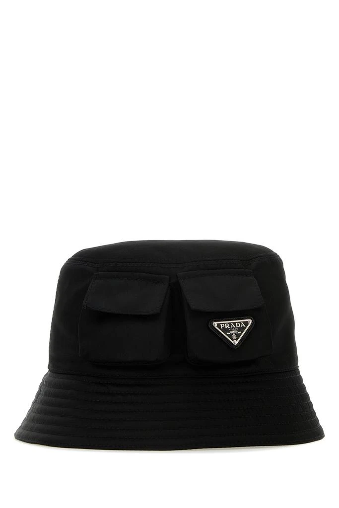 Prada Black Re-Nylon bucket hat 1